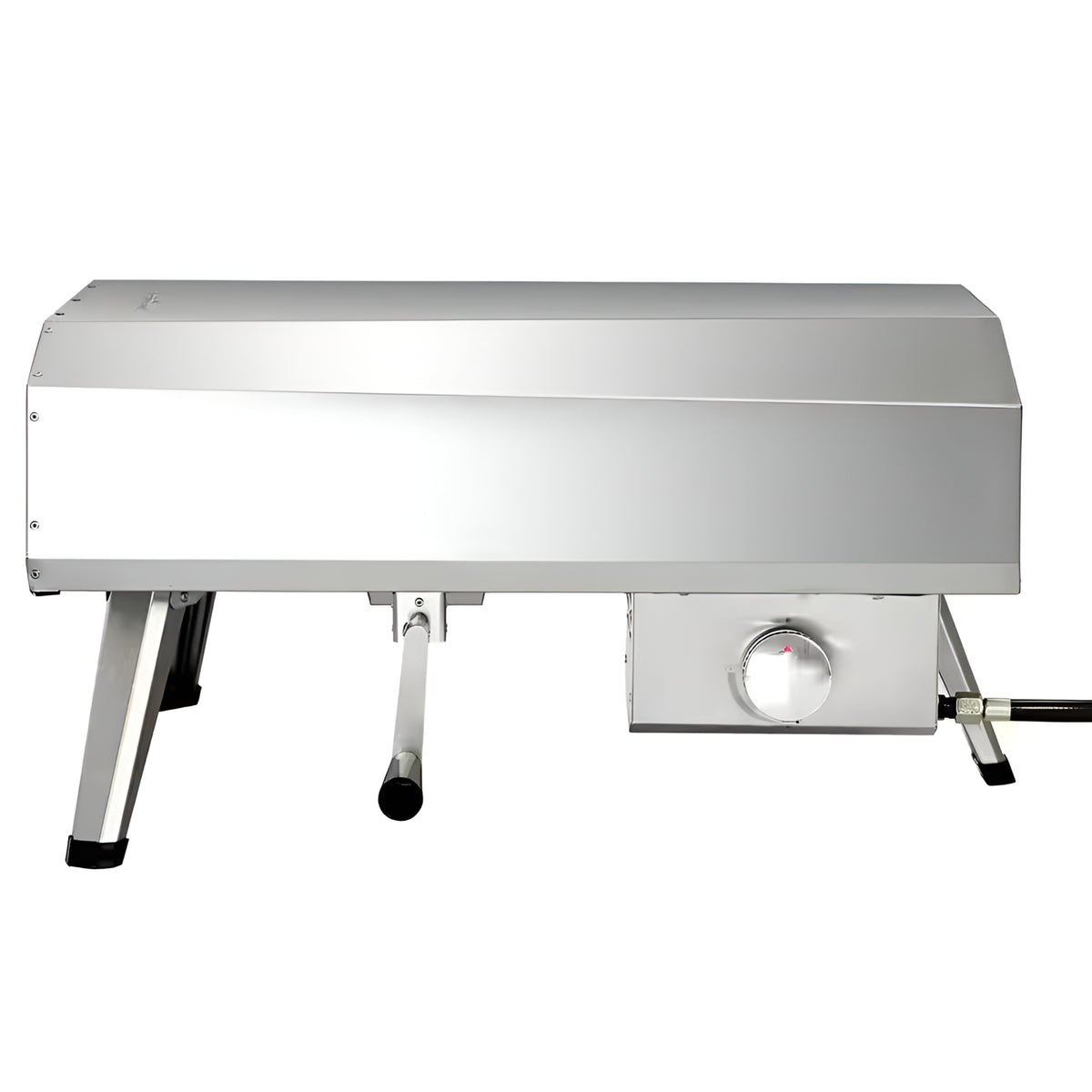 16 In. Propane Pizza Oven, Outdoor Pizza Oven in Stainless Steel, W/Rotating Pizza Stone — product view 4